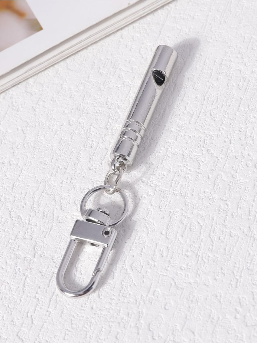 Whistle Decor Bag Charm Key Ring Ladies Outdoor Whistle Emergency Referee Hiking Whistle