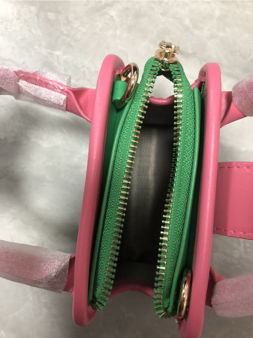 Mini Two Tone Chain Square Bag