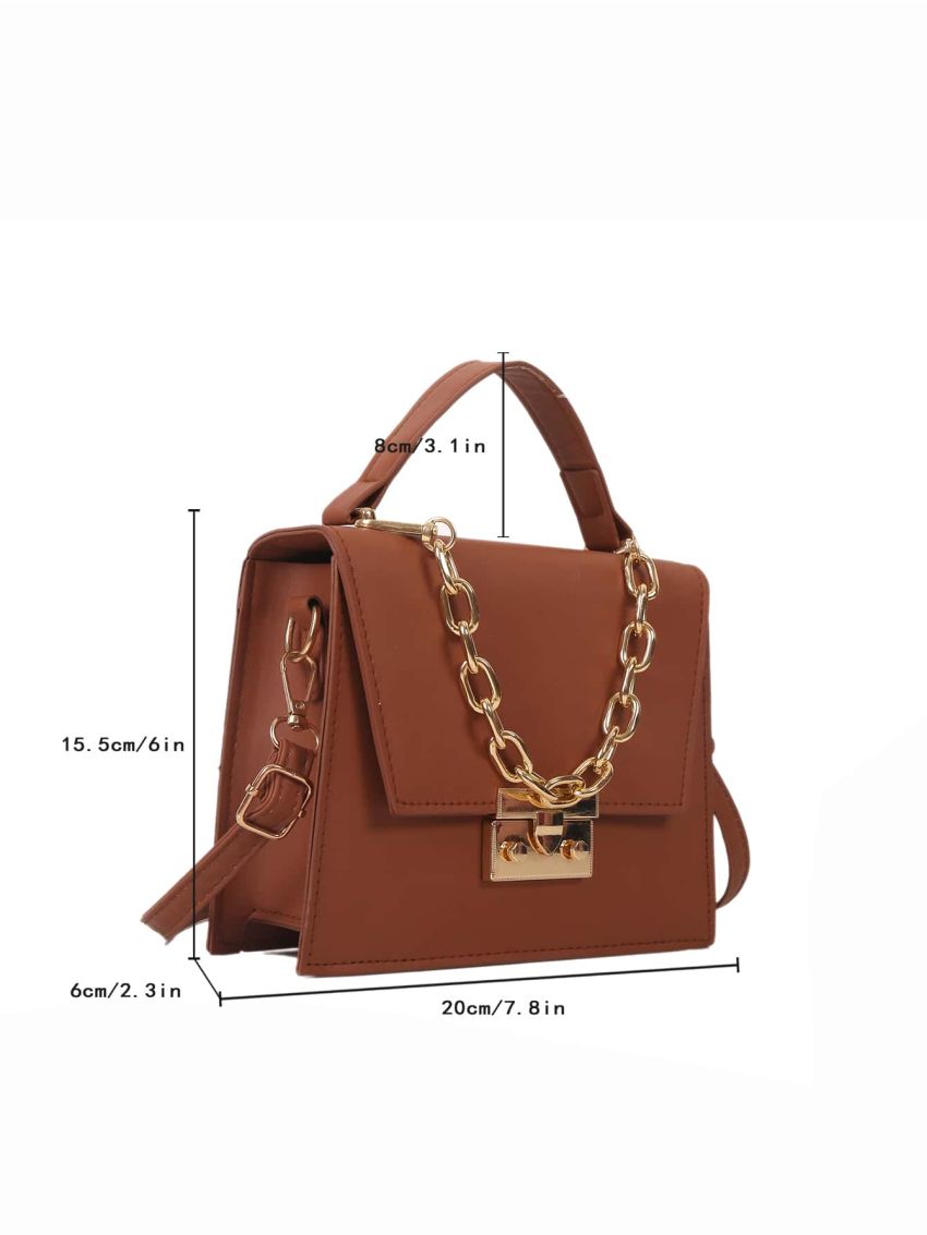 Mini Chain Decor Flap Square Bag