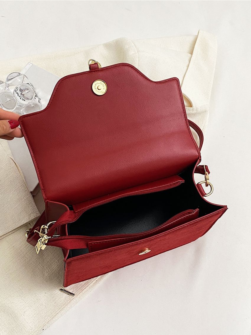 Minimalist Flap Square Bag