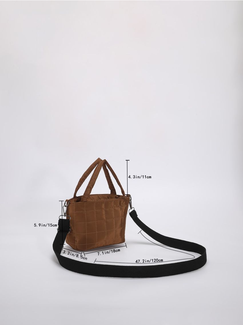 Mini Stitch Detail Bucket Bag