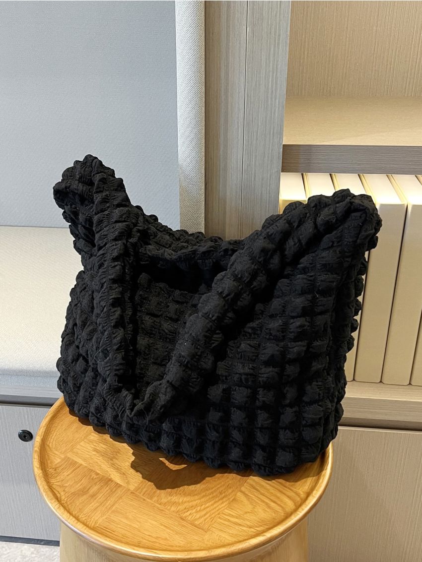 Minimalist Textured Hobo Bag