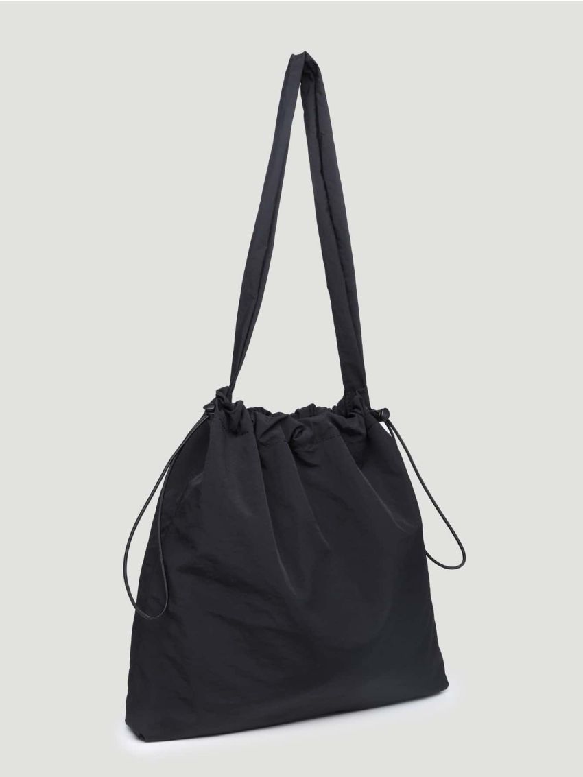 Minimalist Drawstring Design Bucket Bag