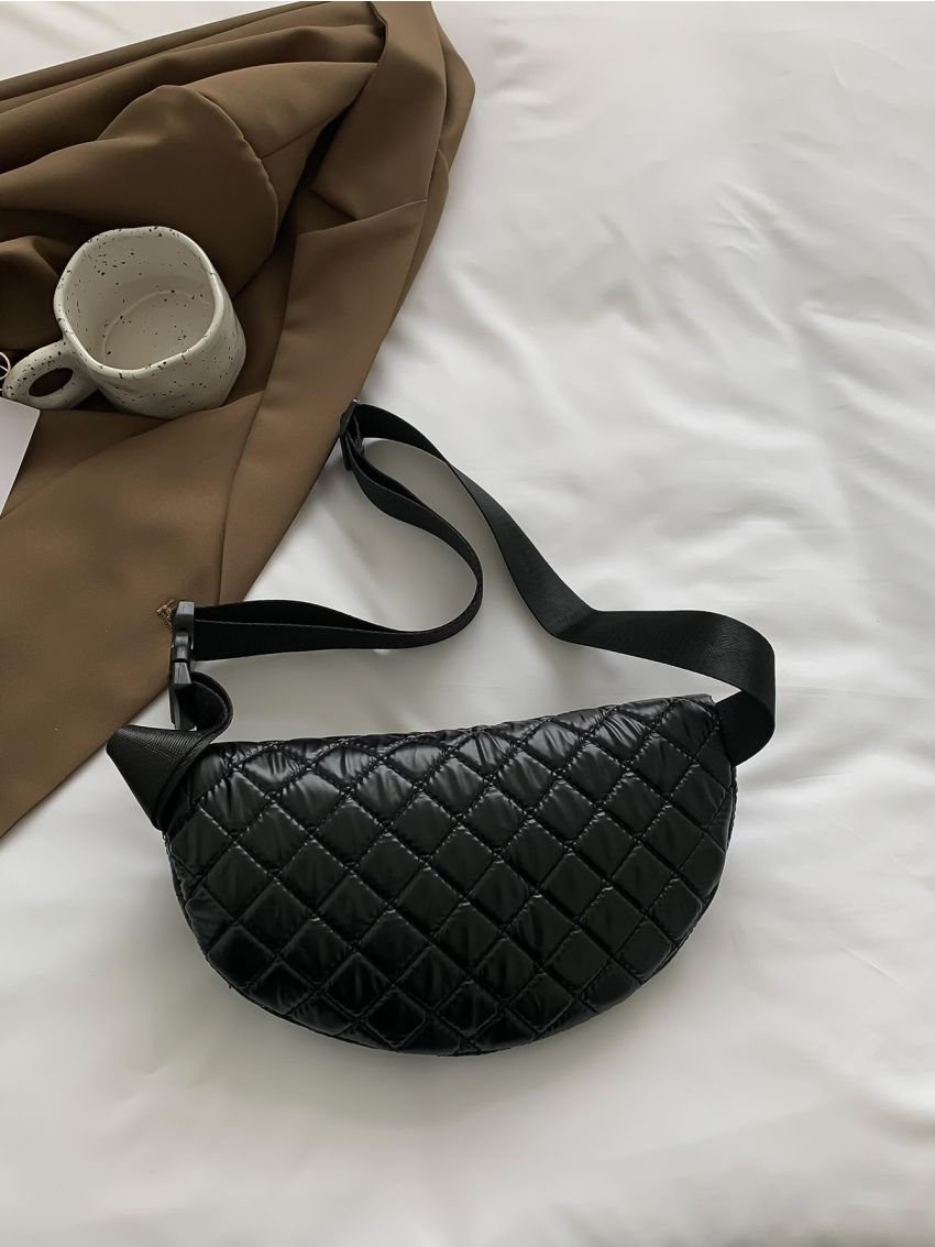 Quilted Detail Waist Bag