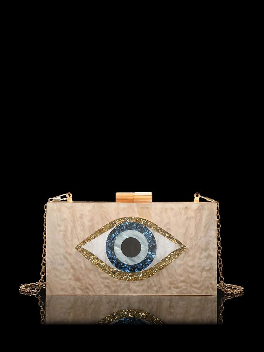 Eye Graphic Crossbody Bag