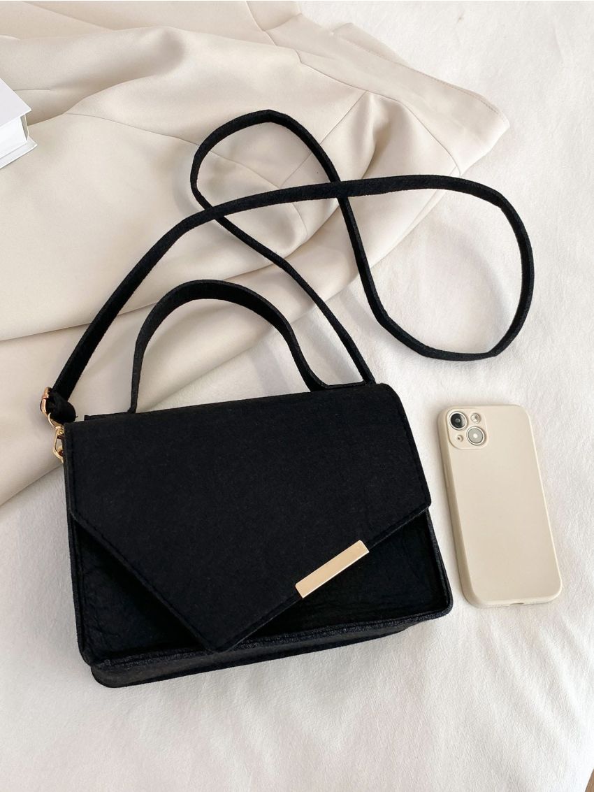 Metal Decor Square Bag