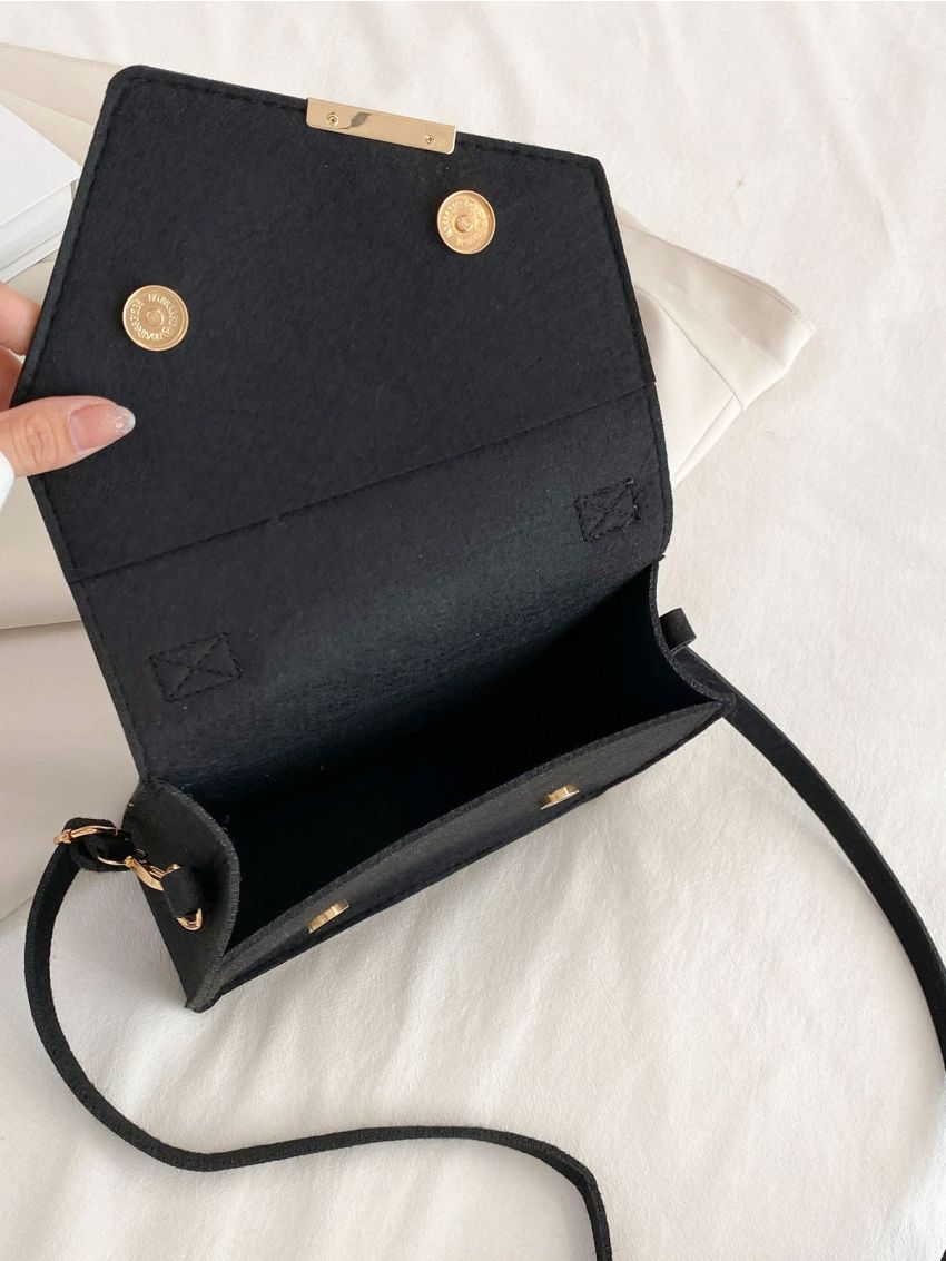 Metal Decor Square Bag