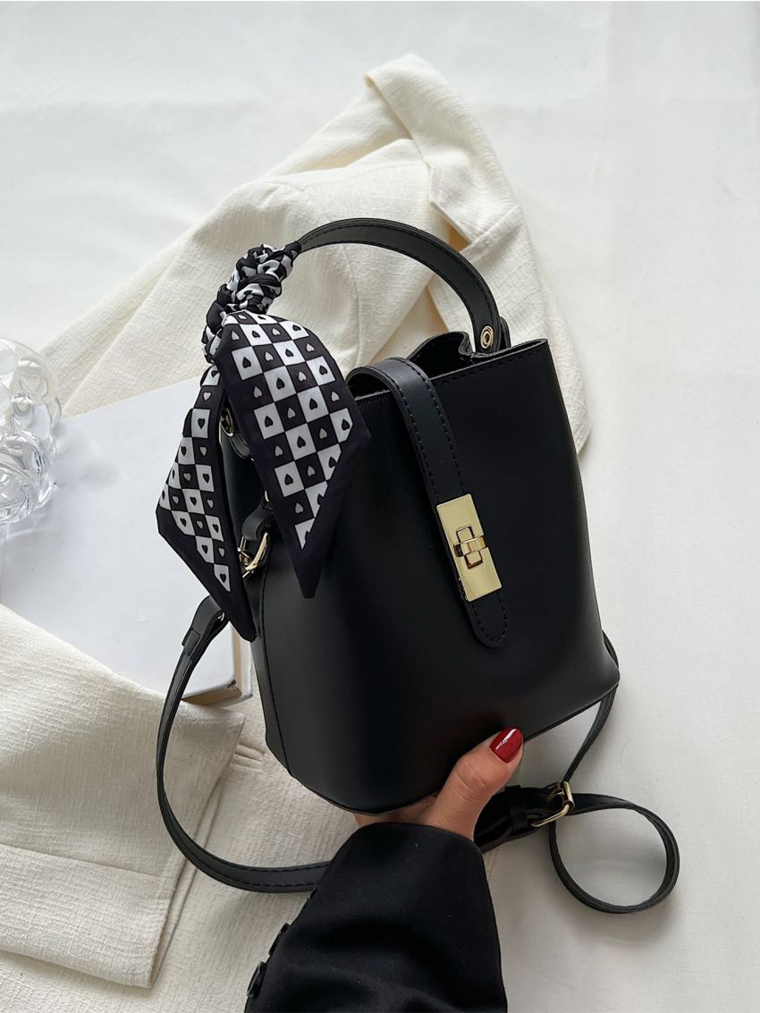 Mini Twilly Scarf Decor Bucket Bag