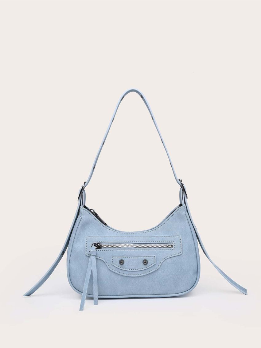 Studded Decor Shoulder Bag