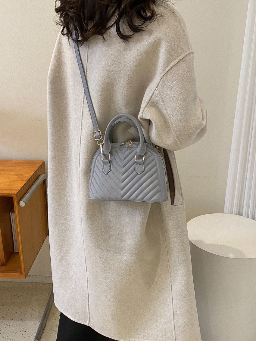 Mini Chevron Dome Bag