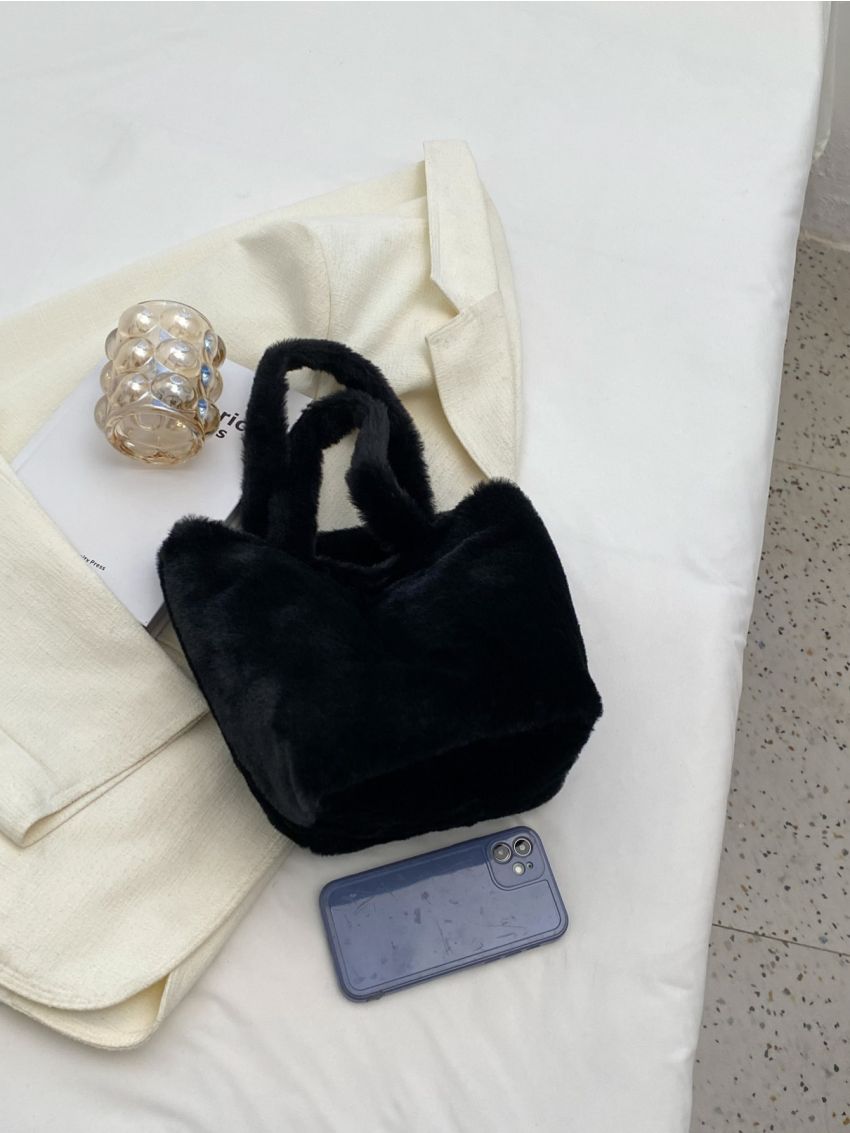 Mini Minimalist Fluffy Satchel Bag