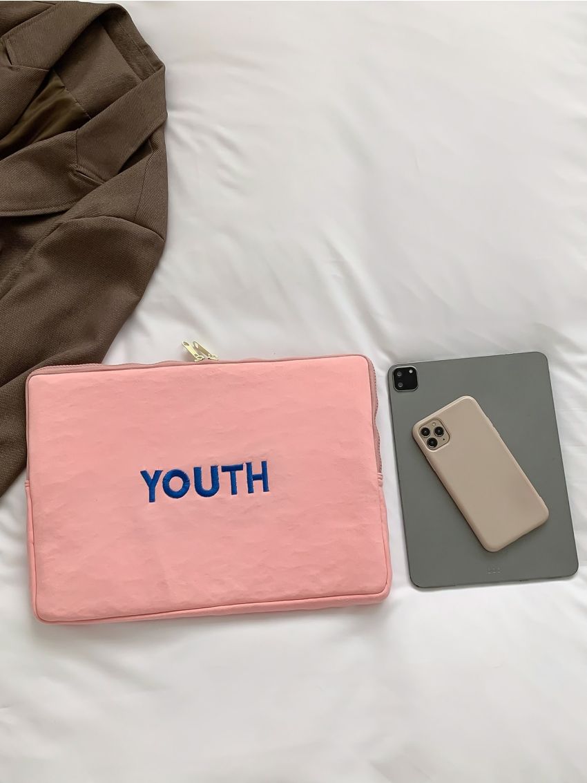 Letter Graphic Square Bag