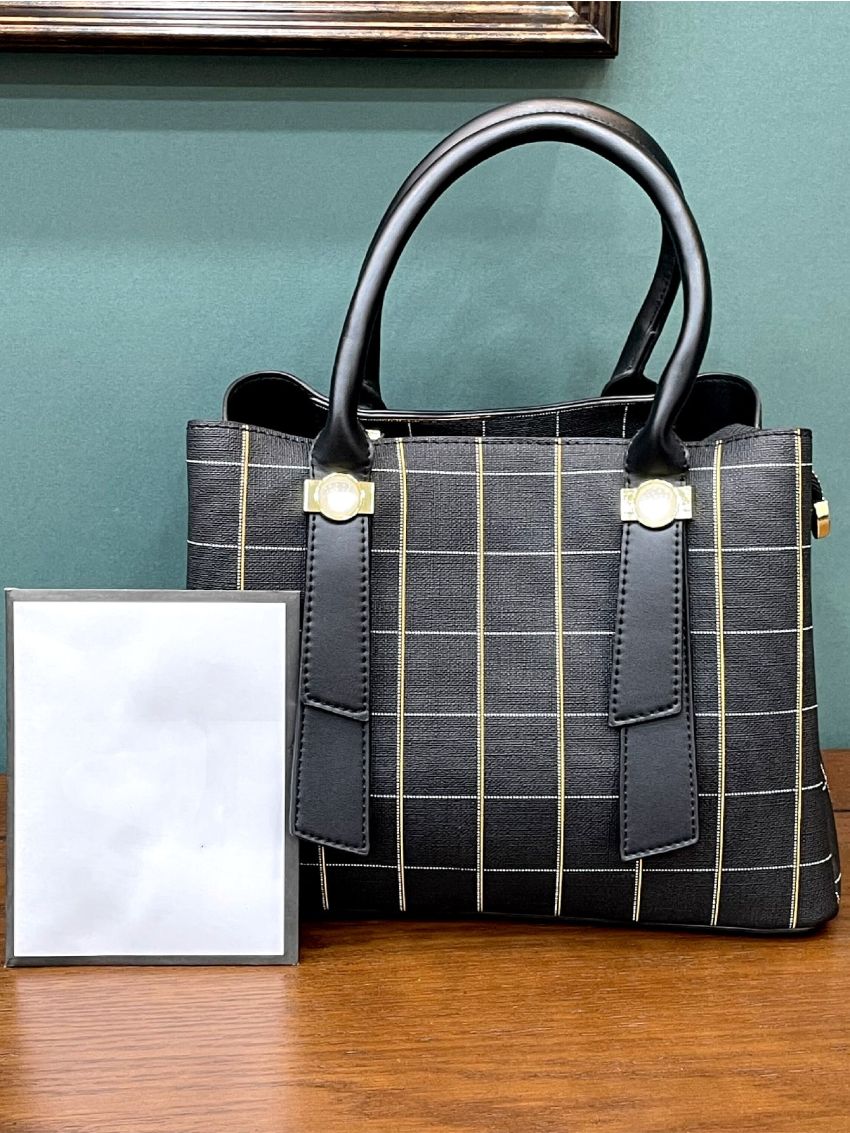 Plaid Pattern Square Bag