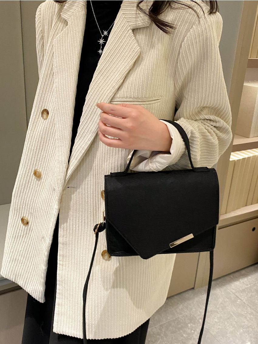 Metal Decor Square Bag