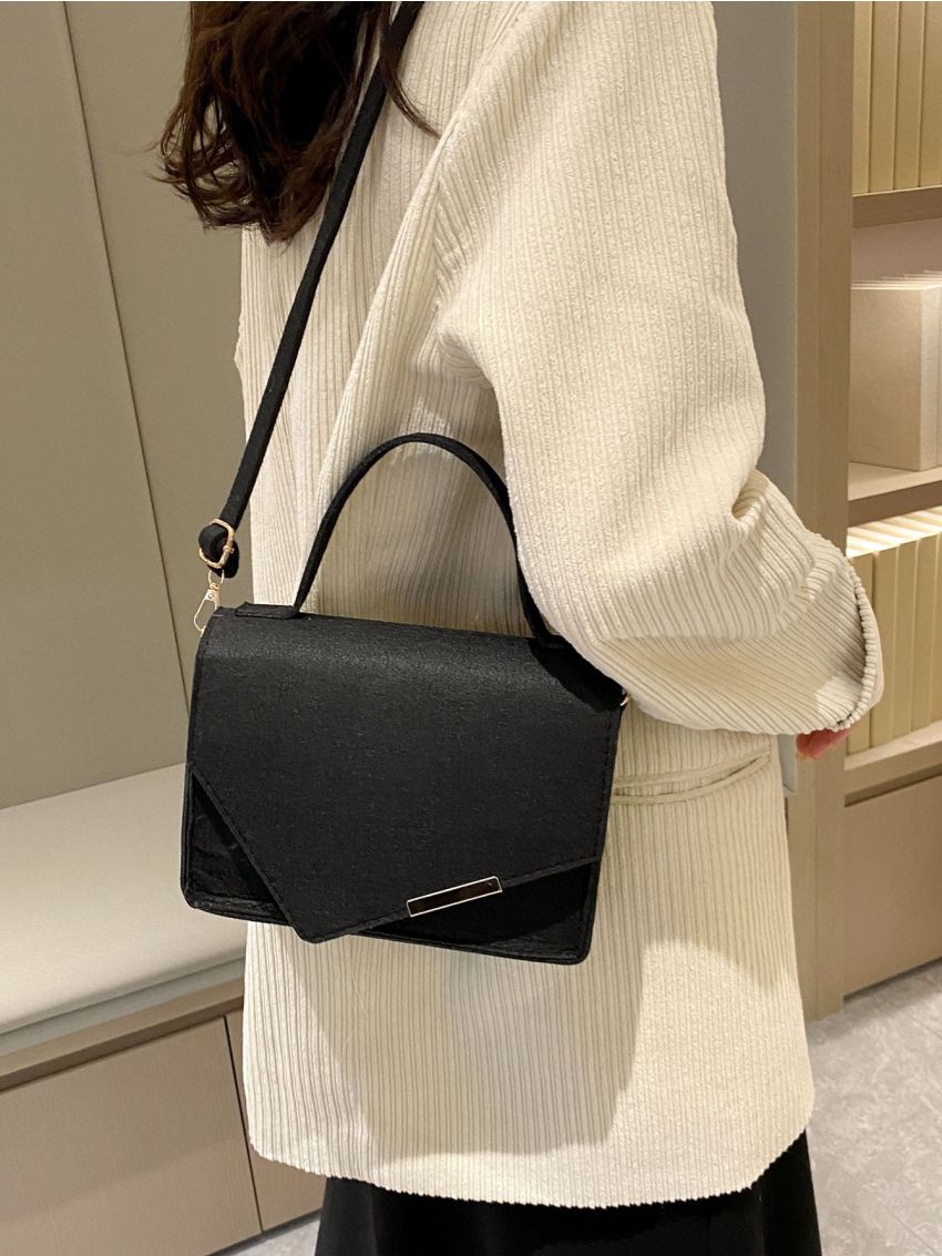 Metal Decor Square Bag