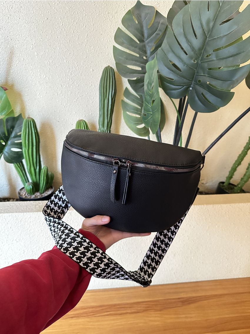 Litchi Embossed Waist Bag