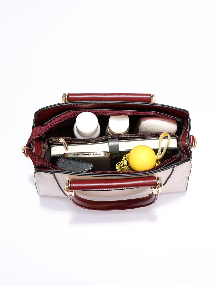 Letter Graphic Satchel Bag, Mothers Day Gift For Mom