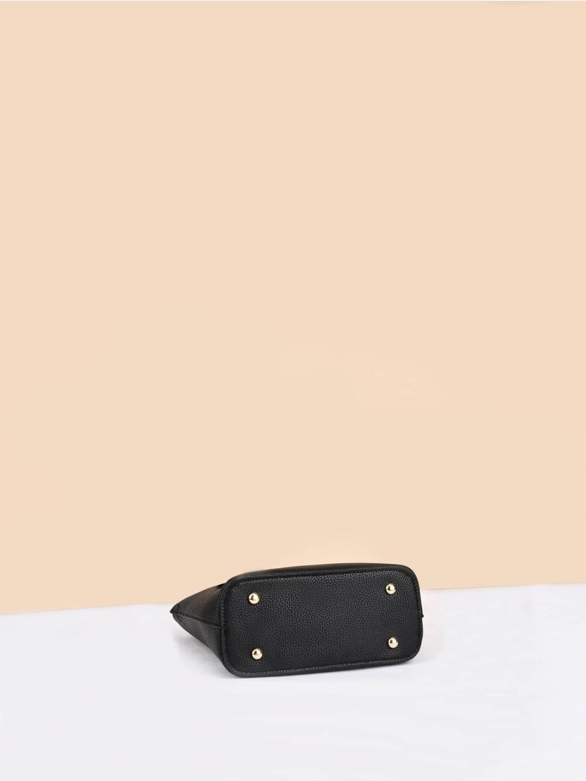 Minimalist Square Bag With Inner Pouch