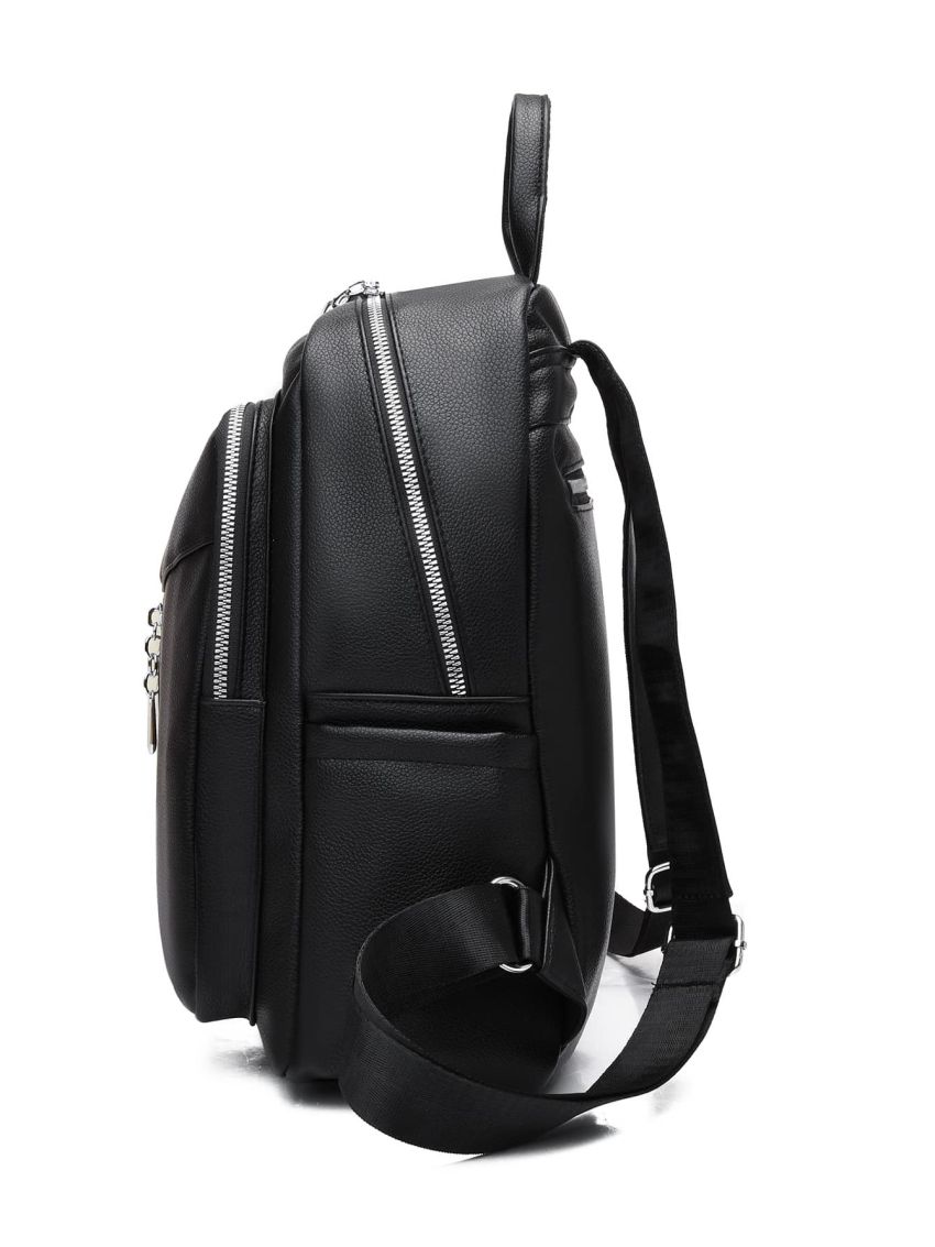 Zip & Pocket Front Backpack