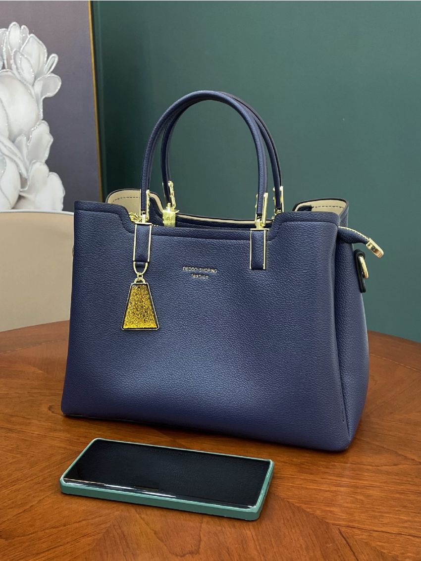 Letter Graphic Square Bag