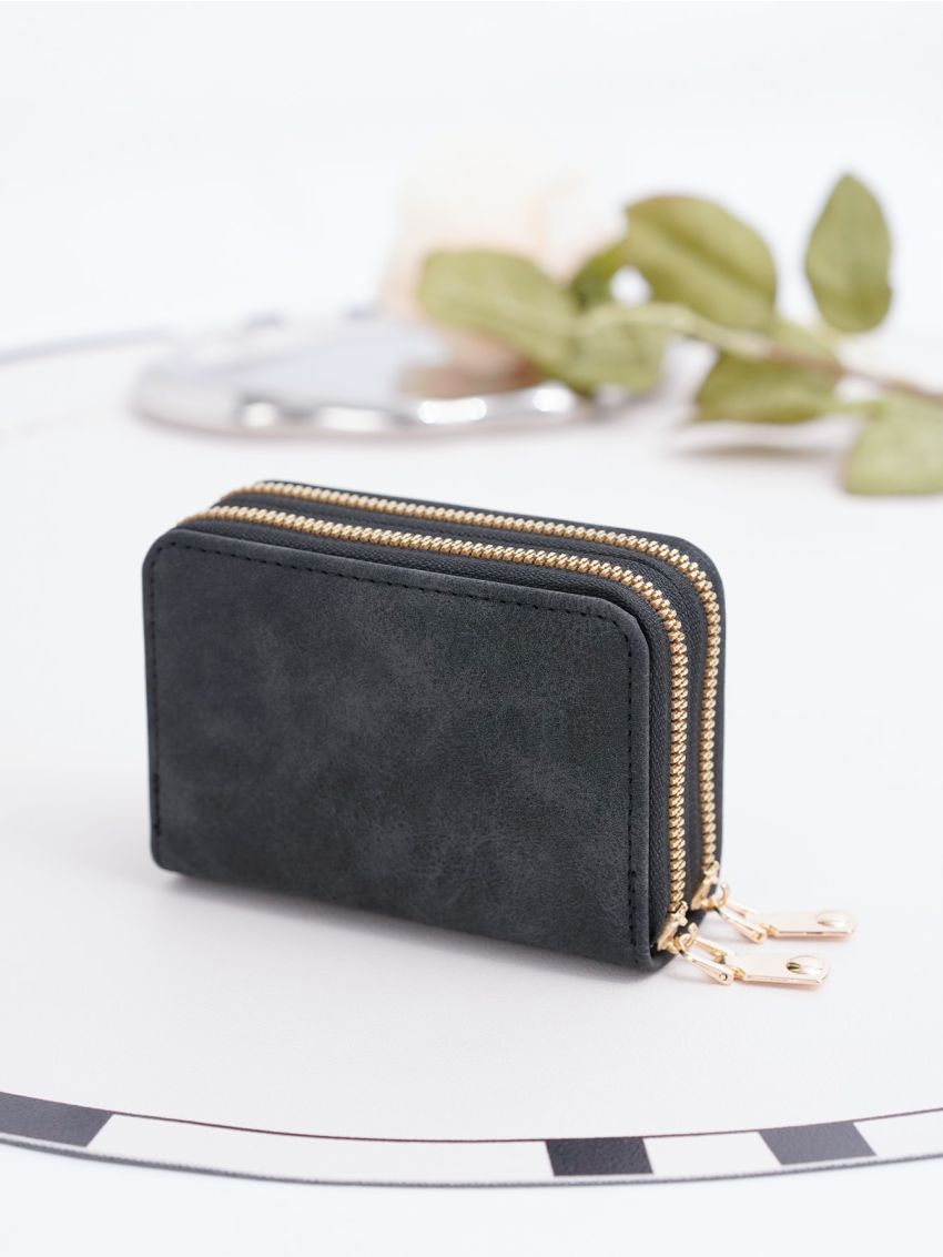 Minimalist Zipper Card Holder