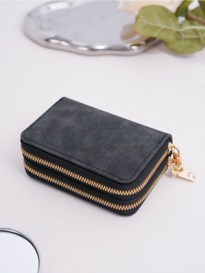 Minimalist Zipper Card Holder