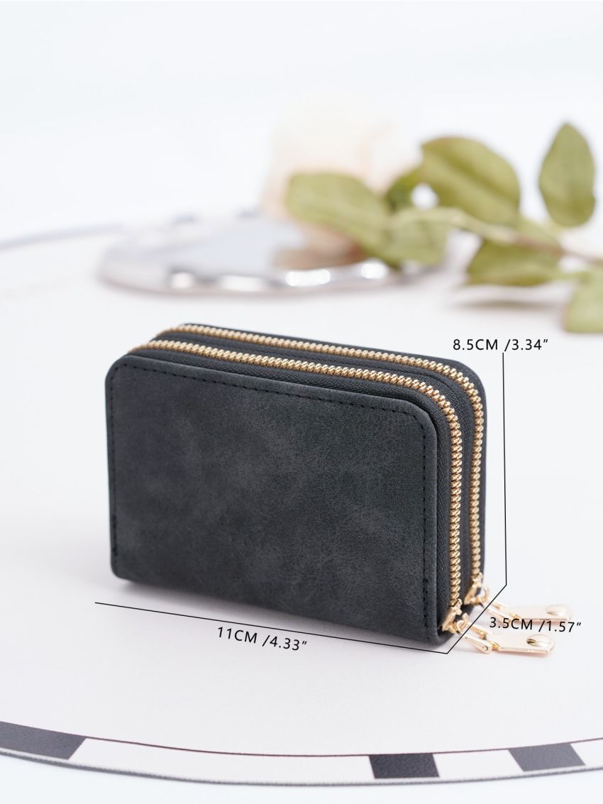 Minimalist Zipper Card Holder