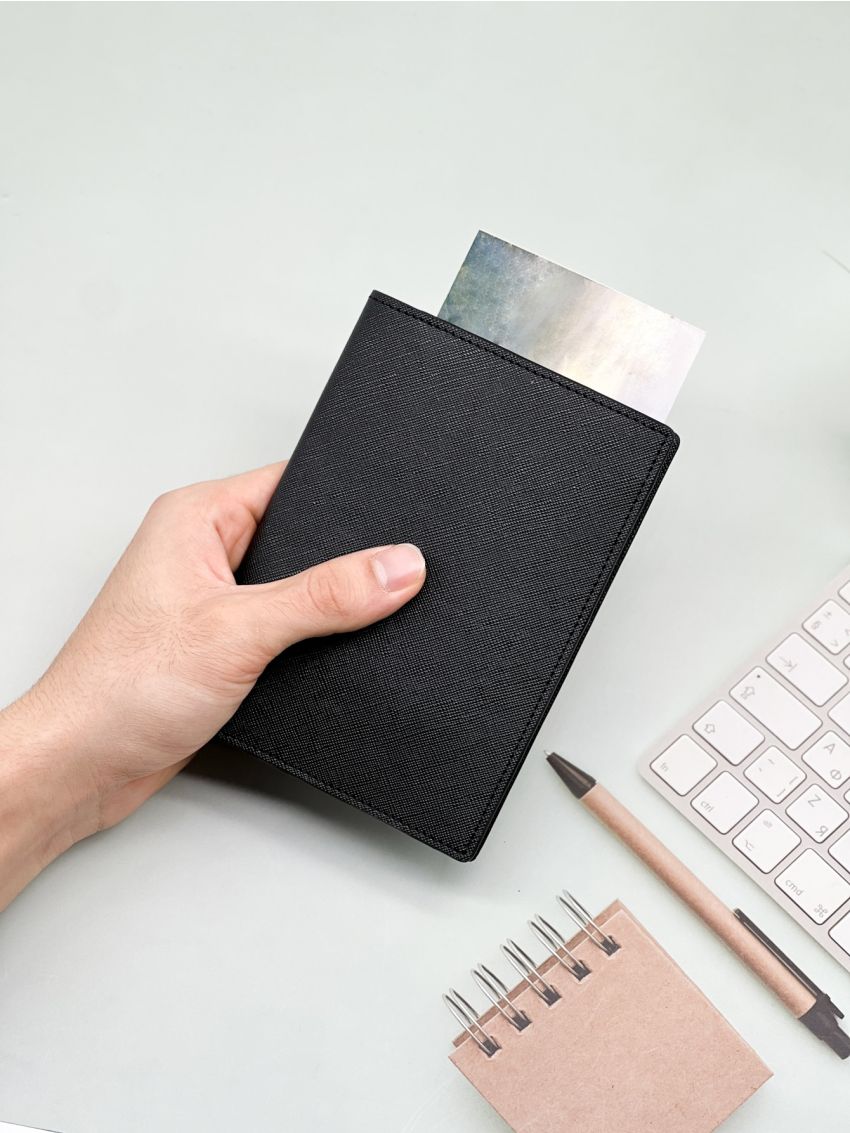 Letter Graphic Passport Case