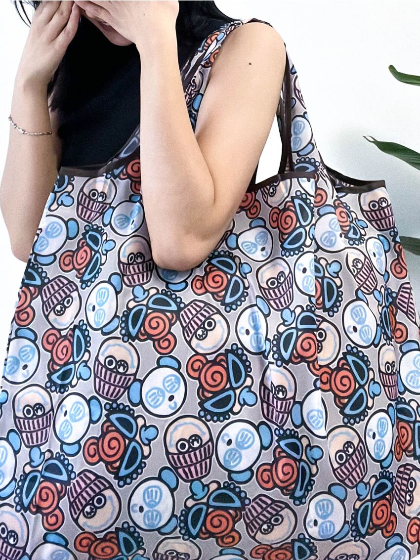 Cartoon Graphic Shopper Bag