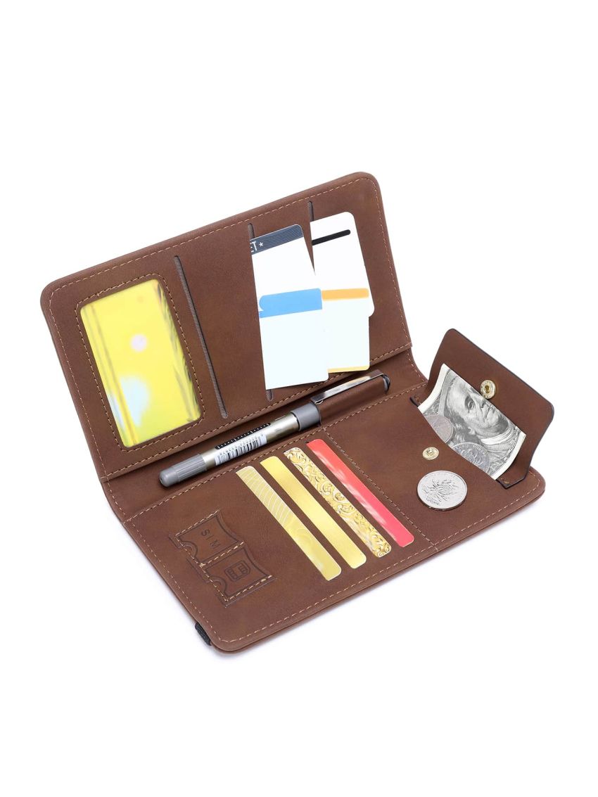 Airplane & Letter Graphic Passport Case