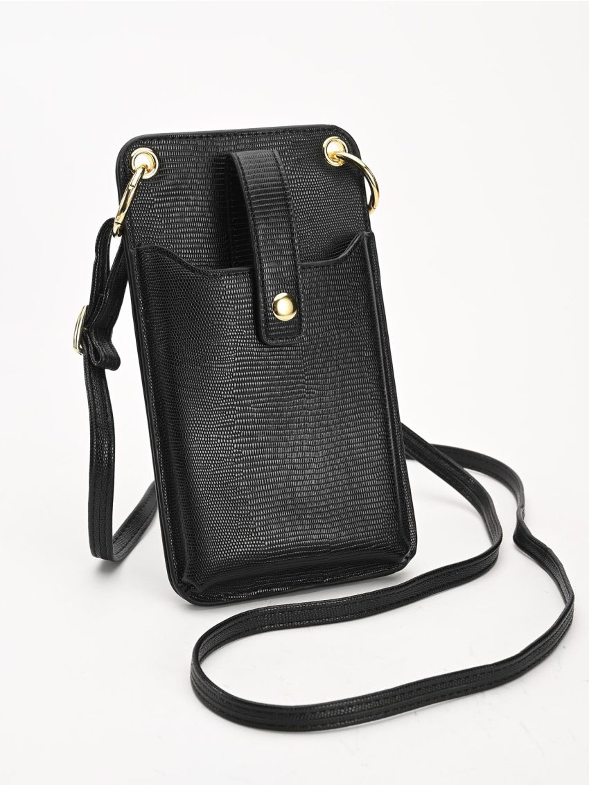 Lizard Embossed Phone Wallet