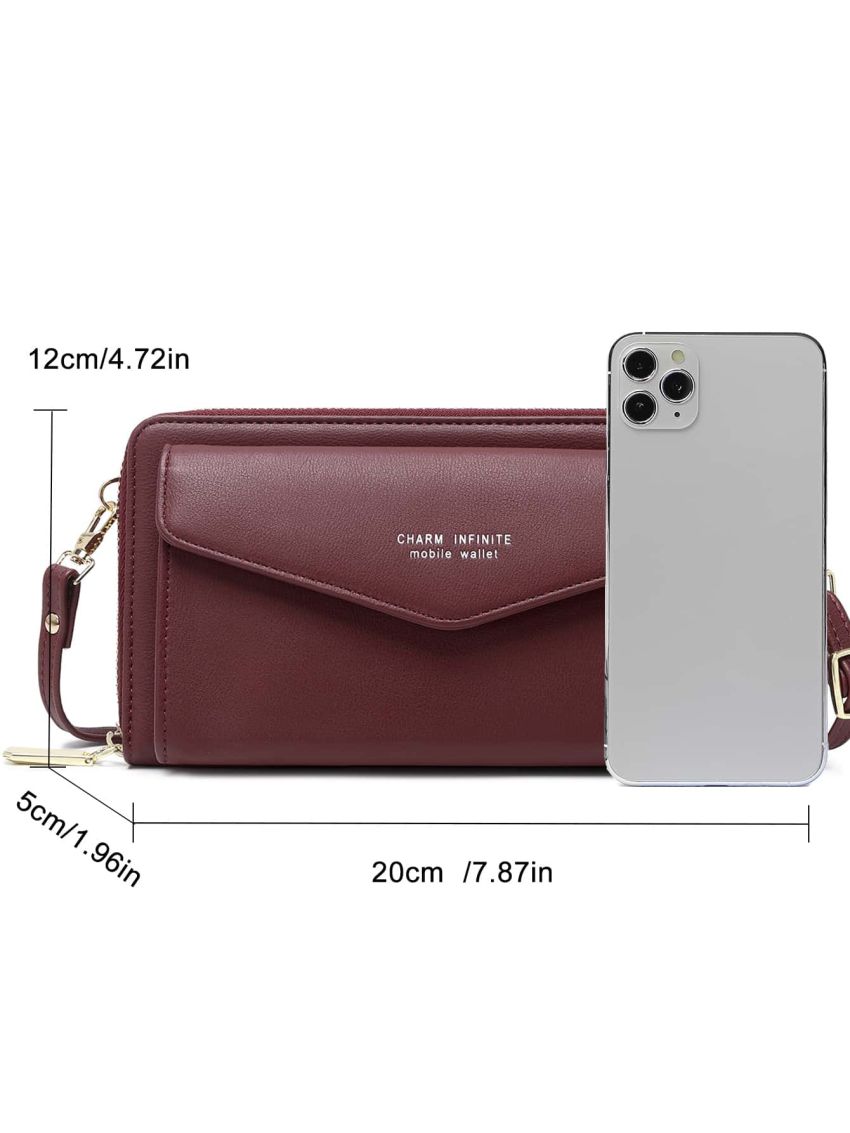 Letter Graphic Phone Wallet