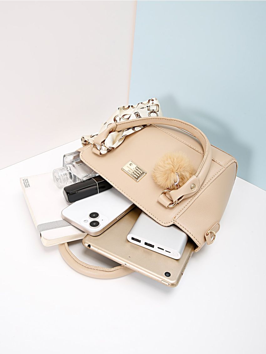 Twilly Scarf Decor Bucket Bag