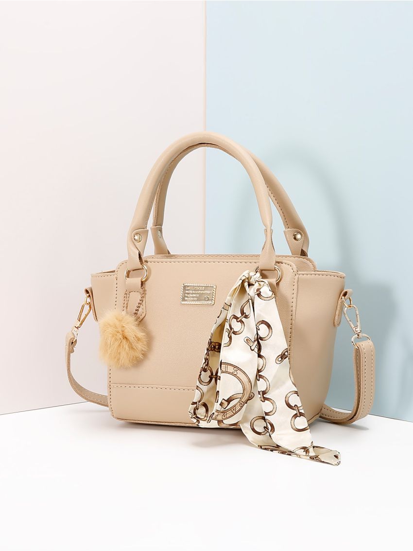 Twilly Scarf Decor Bucket Bag