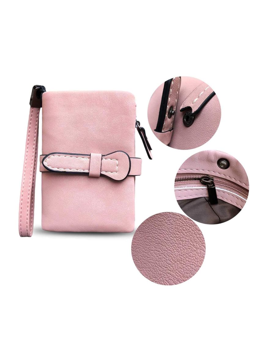 Stitch Detail Small Wallet