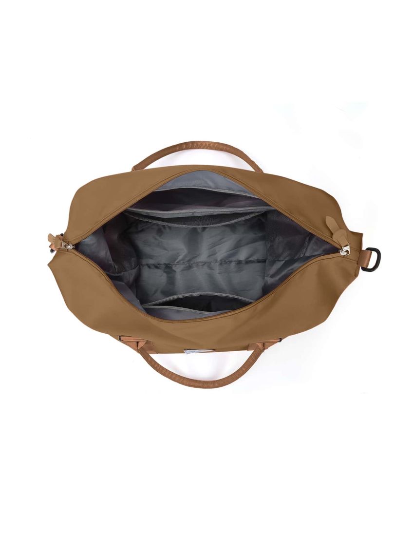 Letter Patch Decor Travel Bag