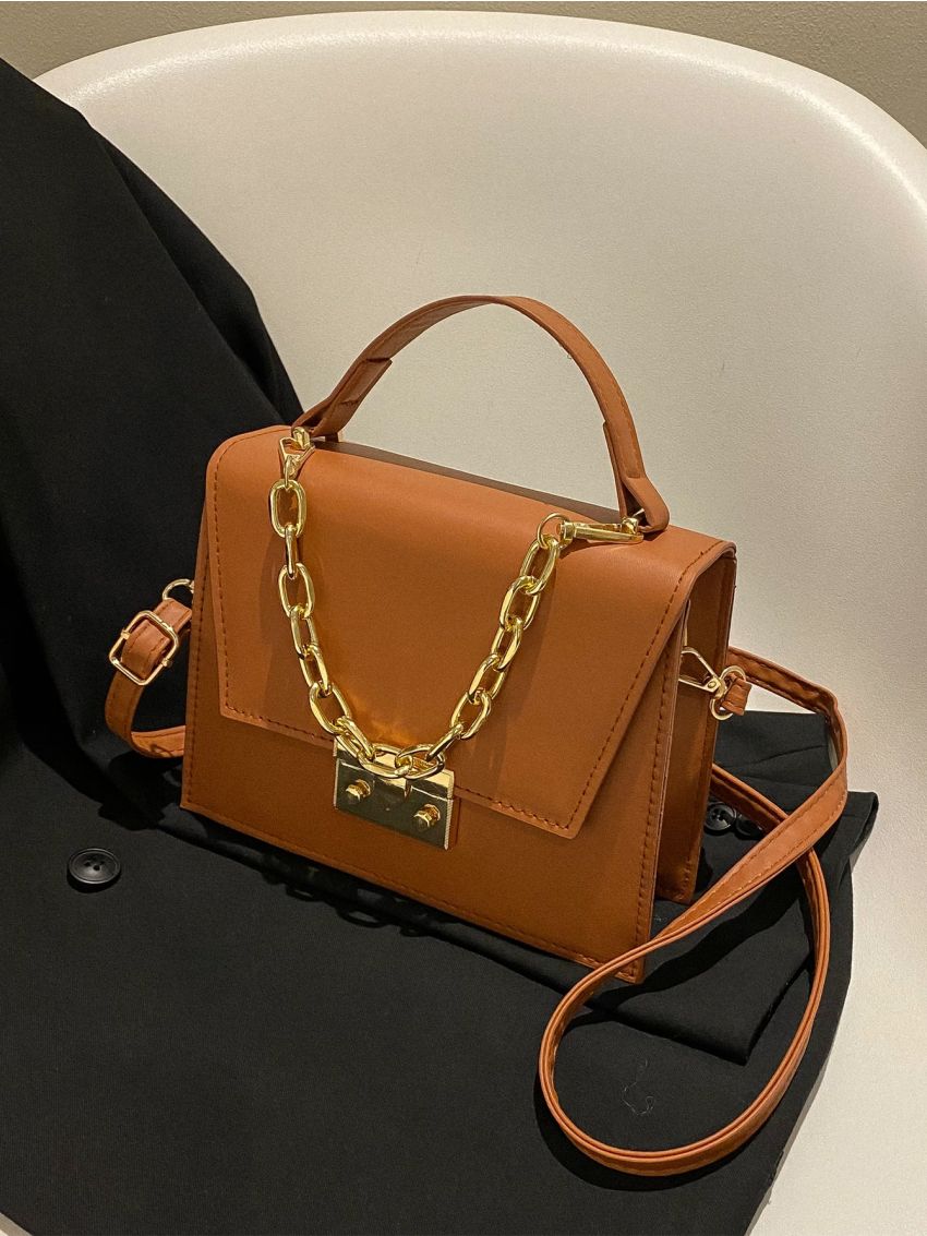 Mini Chain Decor Flap Square Bag