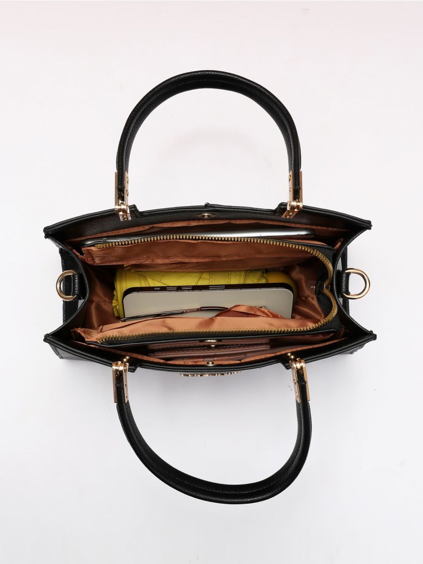 Twilly Scarf Decor Satchel Bag, Mothers Day Gift For Mom