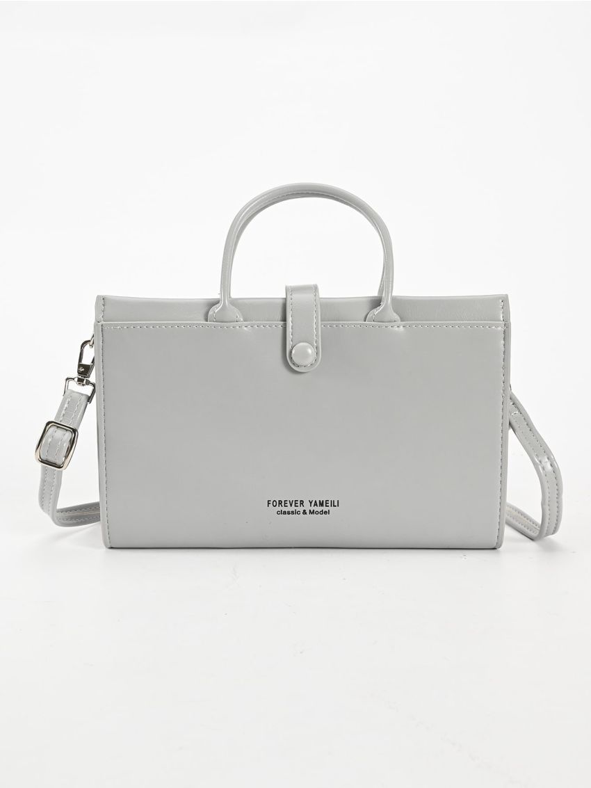 Mini Letter Graphic Square Bag