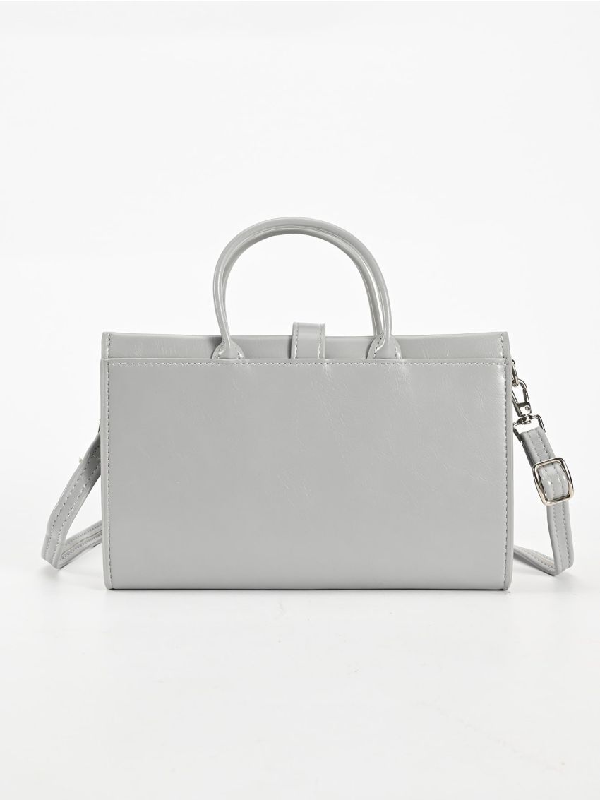 Mini Letter Graphic Square Bag