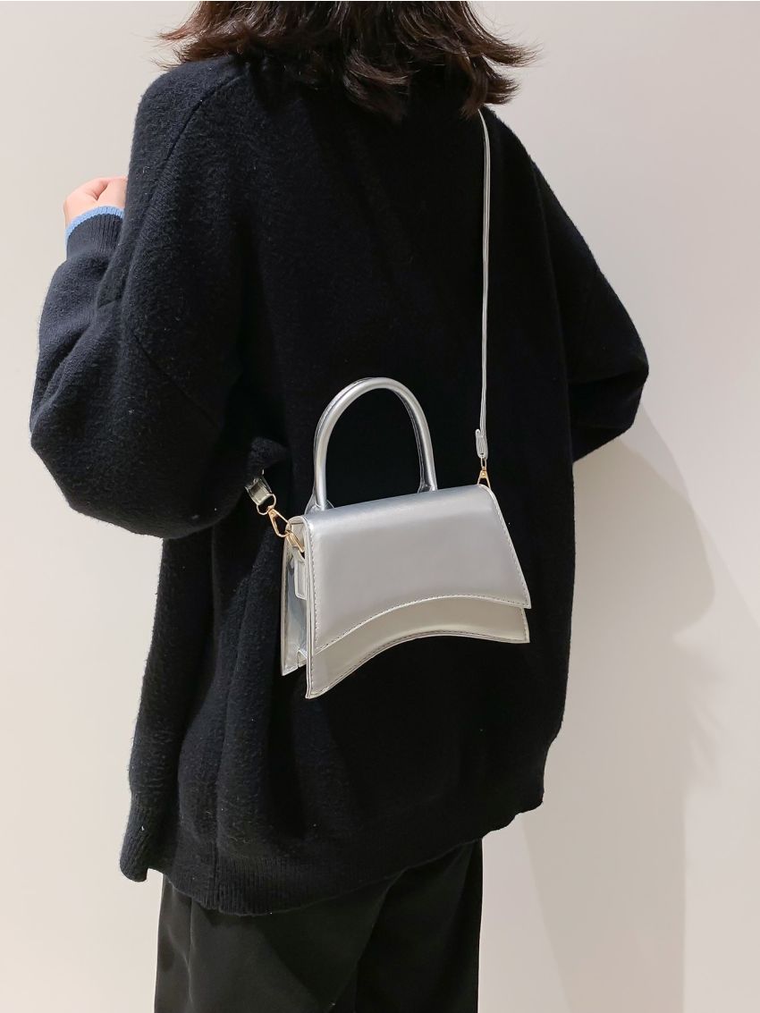 Mini Metallic Flap Novelty Bag