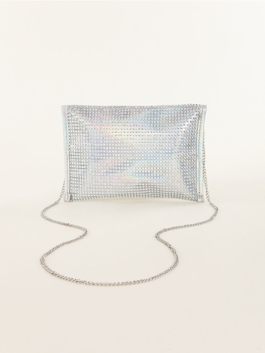 Small Envelope Bag Rhinestone Decor