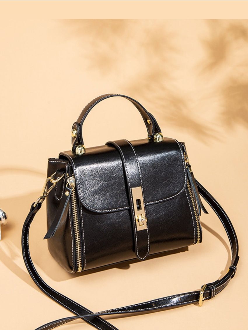 Twist Lock Flap Square Bag