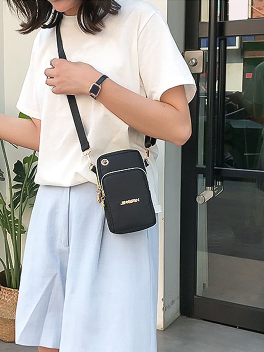 Letter Graphic Phone Wallet