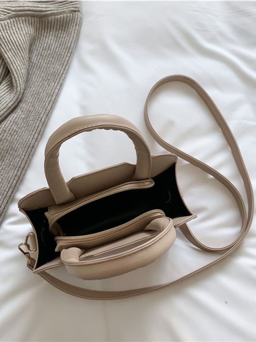 Mini Plaid Pattern Square Bag