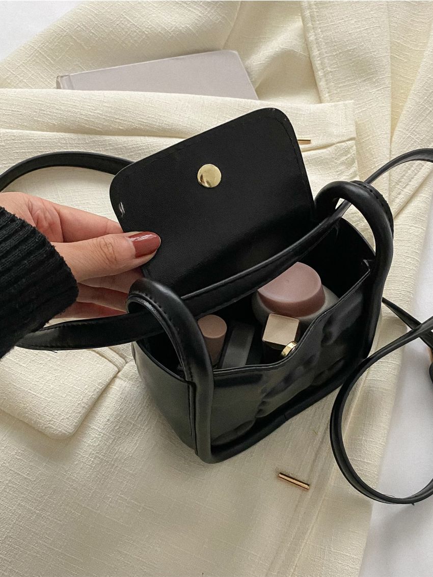 Mini Embossed Detail Square Bag