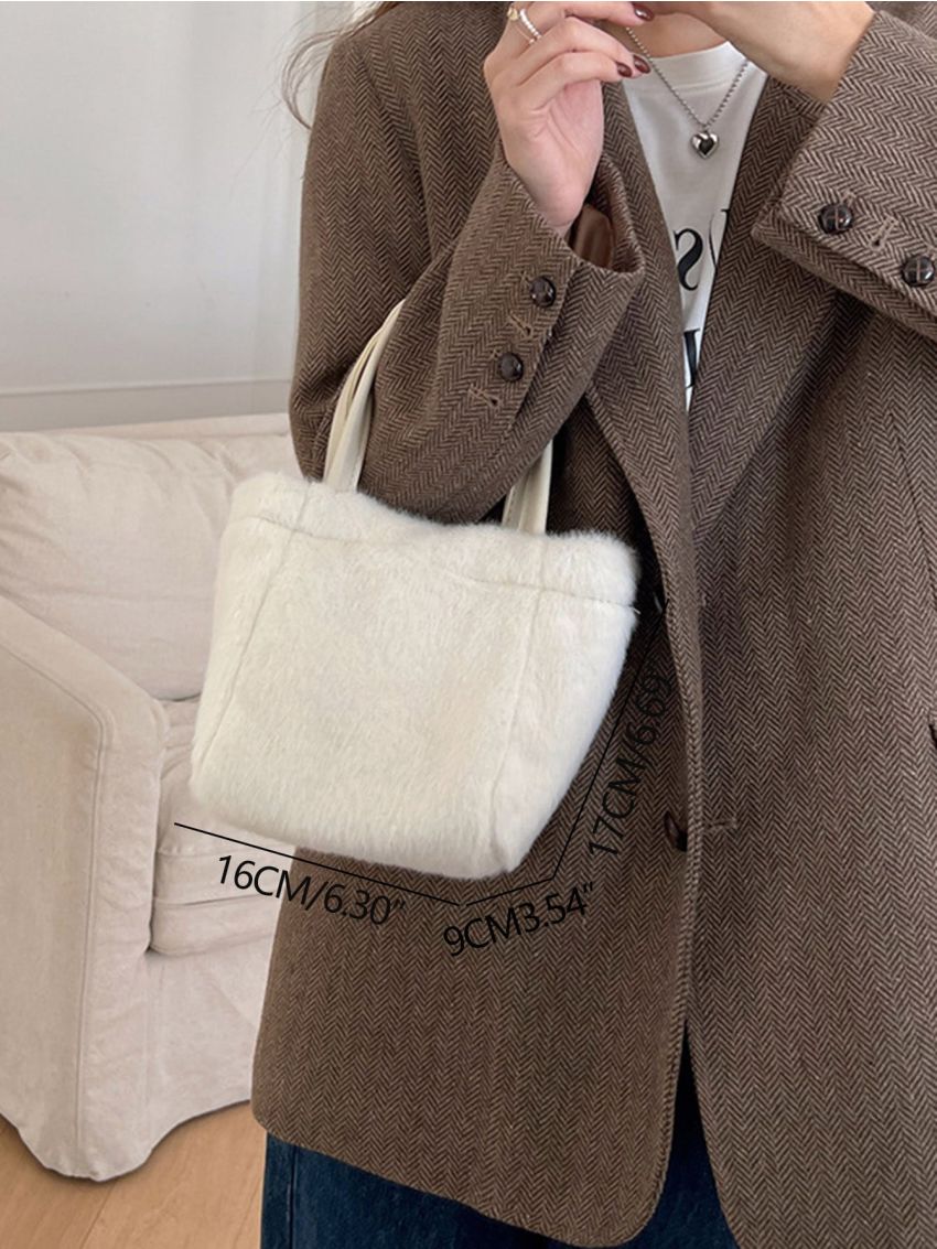 Mini Minimalist Fluffy Square Bag