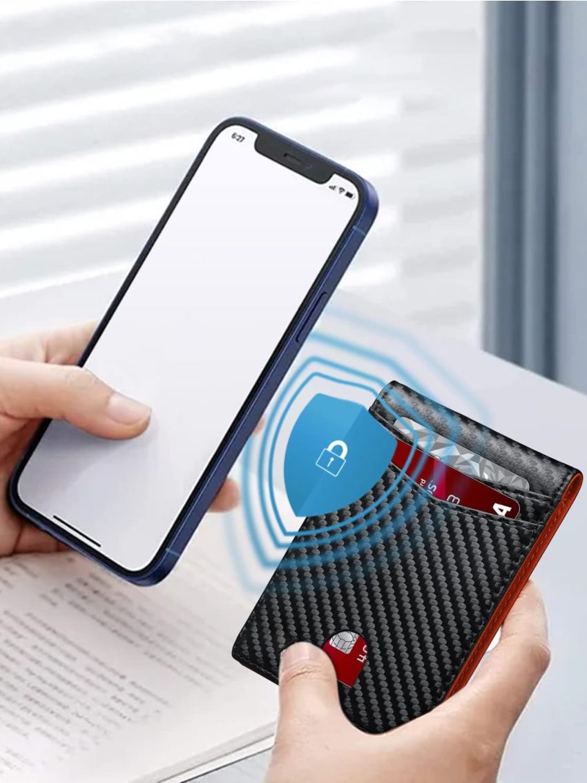 Two Tone Card Holder Rfid Card Slot