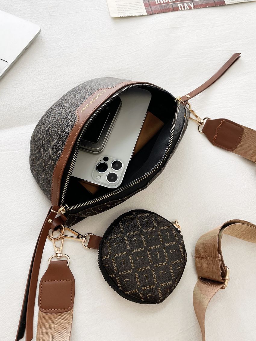 Letter Graphic Fanny Pack