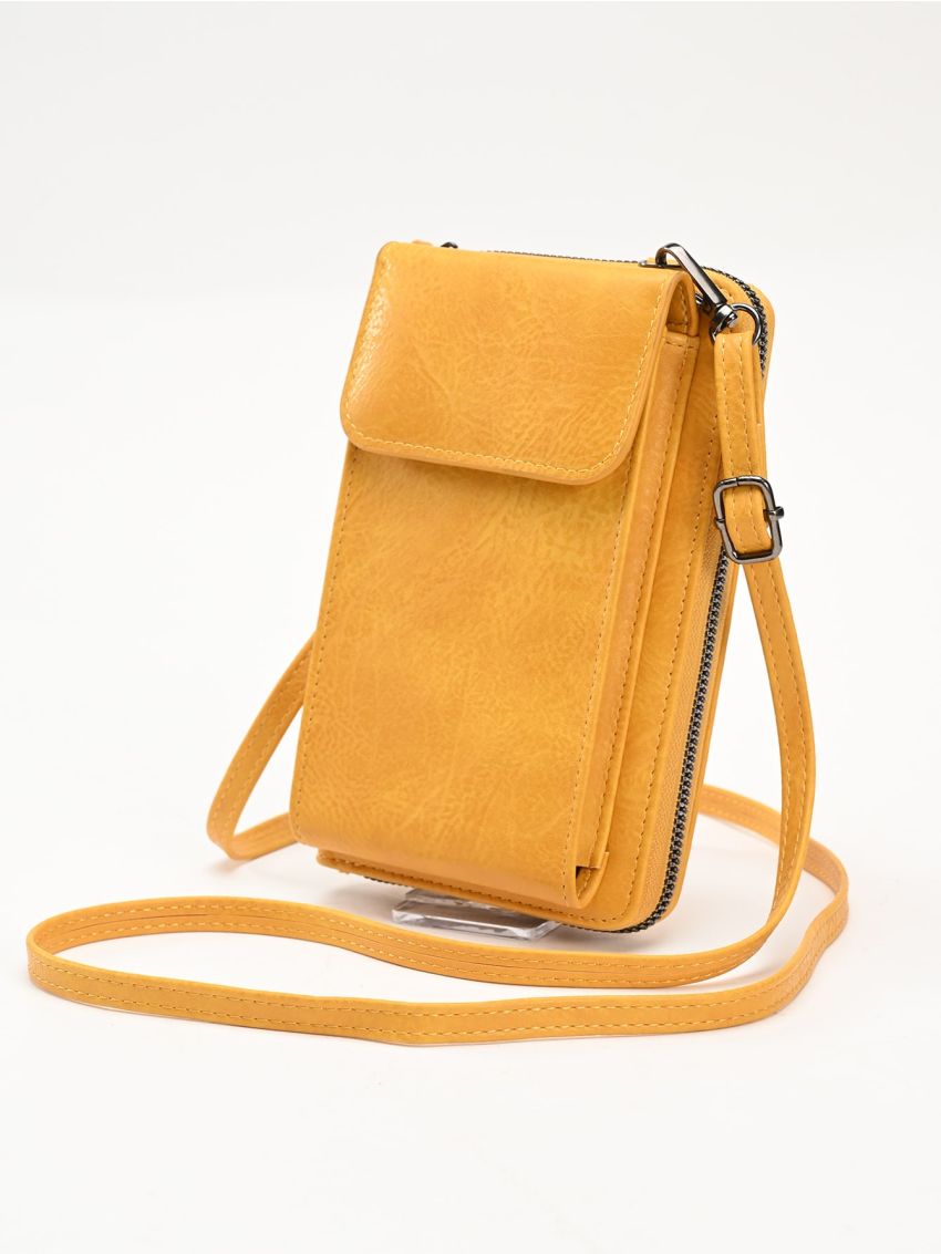 Zipper Flap Phone Wallet